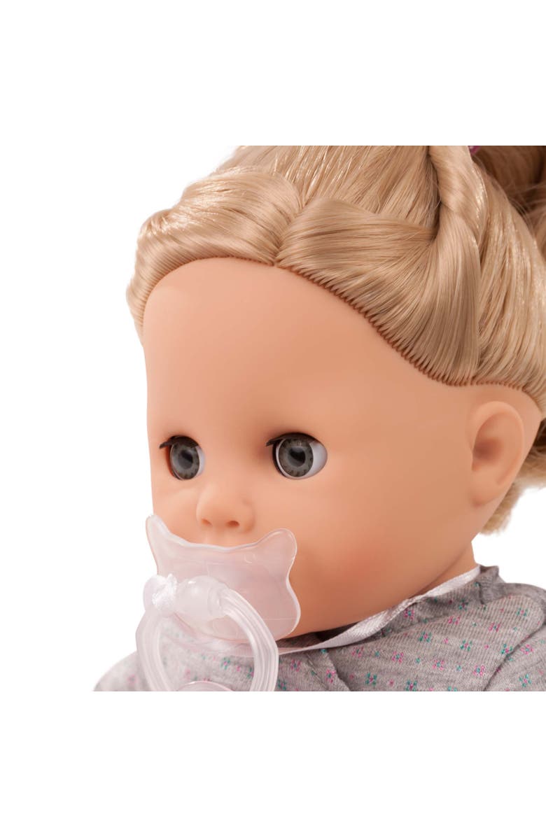 Gotz 13" Soft Cloth Bath Baby Doll, Alternate, color, Multicolored