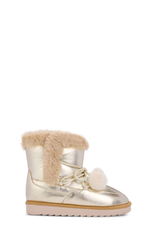 Yosi Samra Kids' Miss Snow Fluff Boot In Gold
