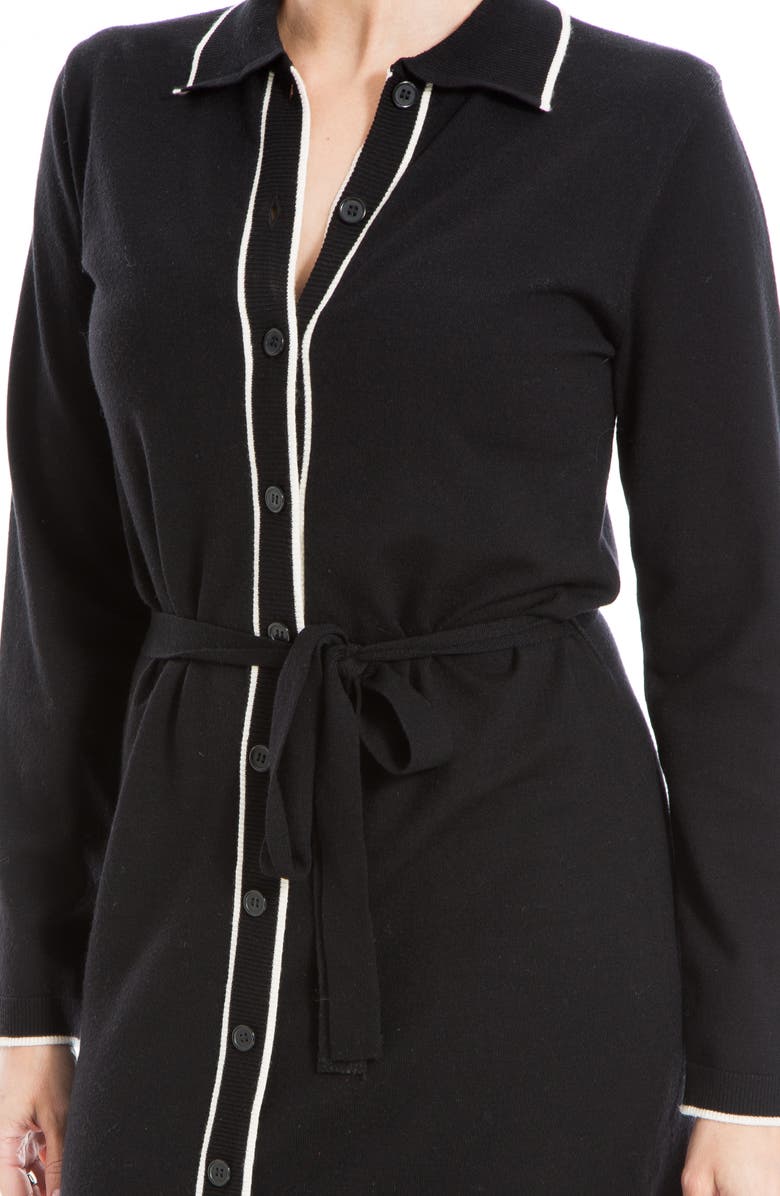 MAX STUDIO Long Sleeve Shirtdress, Alternate, color,