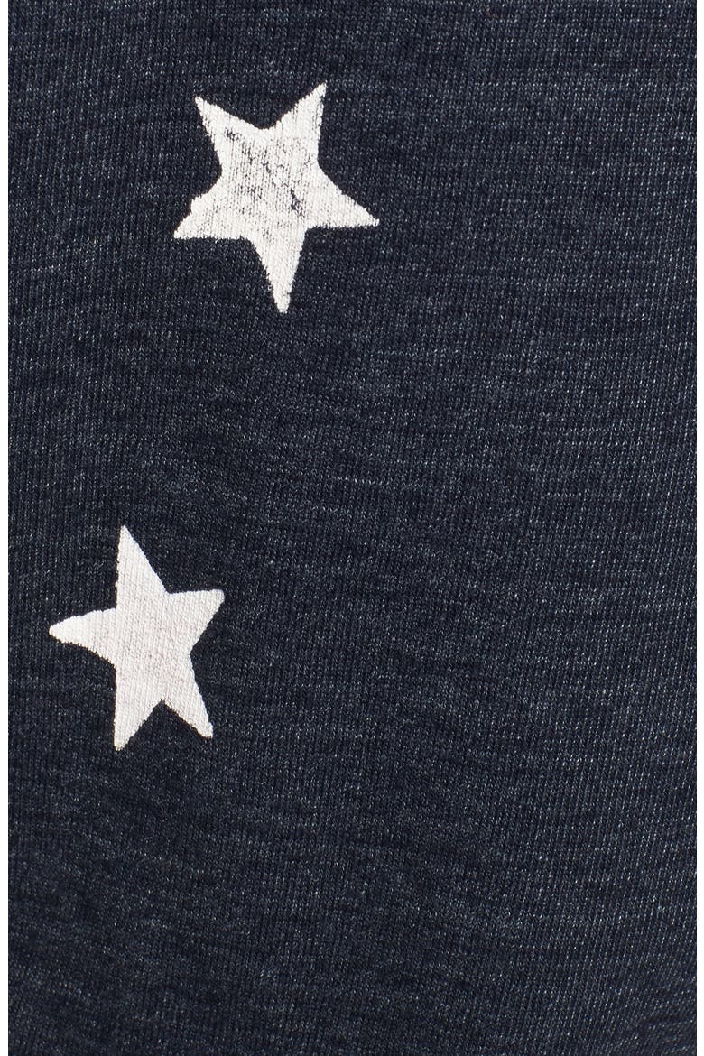 Star Zip-Up Hoodie, Alternate, color, NAVY/ WHITE