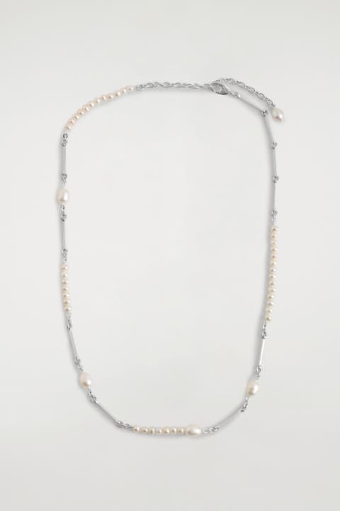 Asymmetric Freshwater Pearl Necklace