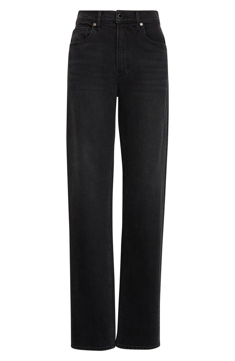 Veronica Beard Harley High Waist Arc Leg Jeans, Alternate, color, Washed Onyx