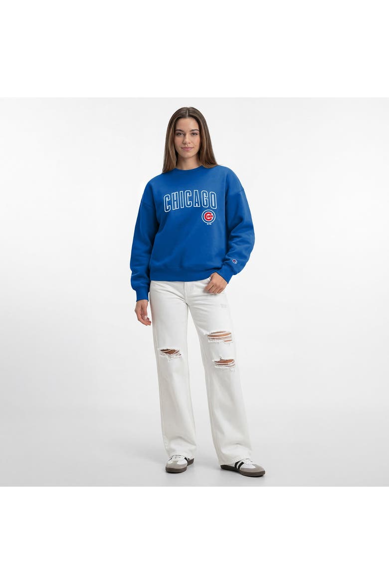Women's Champion  Royal Chicago Cubs All-Star Sweatshirt, Alternate, color, Royal