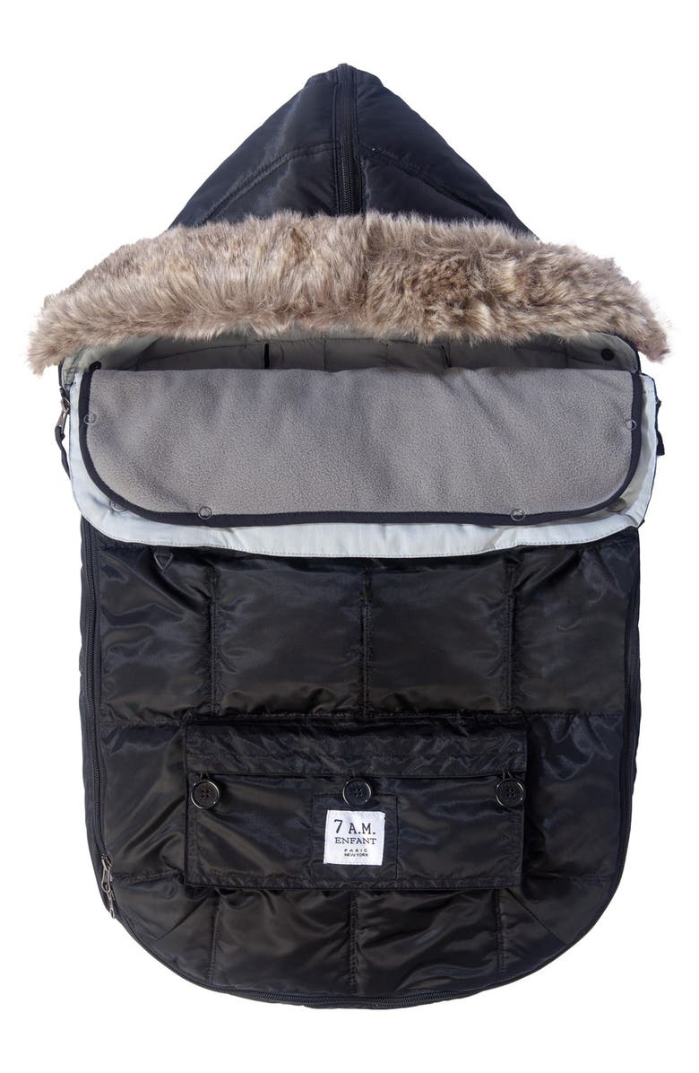 7 A.M. Enfant 'Le Sac - Igloo' Water Repellent Stroller/Car Seat Bunting, Main, color,