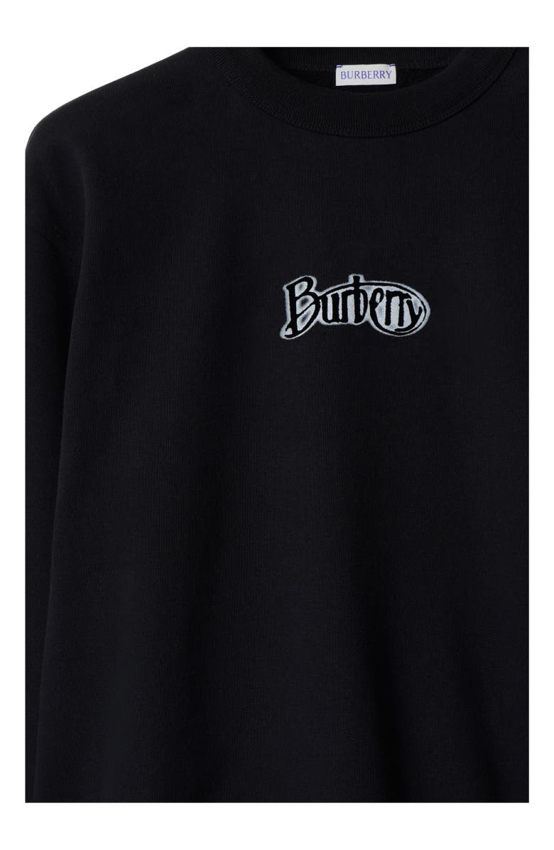 Burberry Logo Cotton Blend Sweatshirt, Alternate, color, 