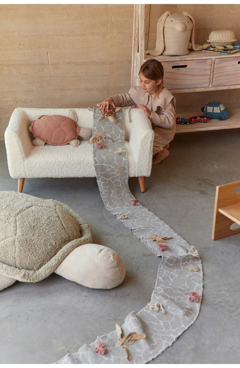 Lorena Canals Ride & Roll Turtle Under the Sea Playset, Alternate, color, Blue Sage Olive Natural