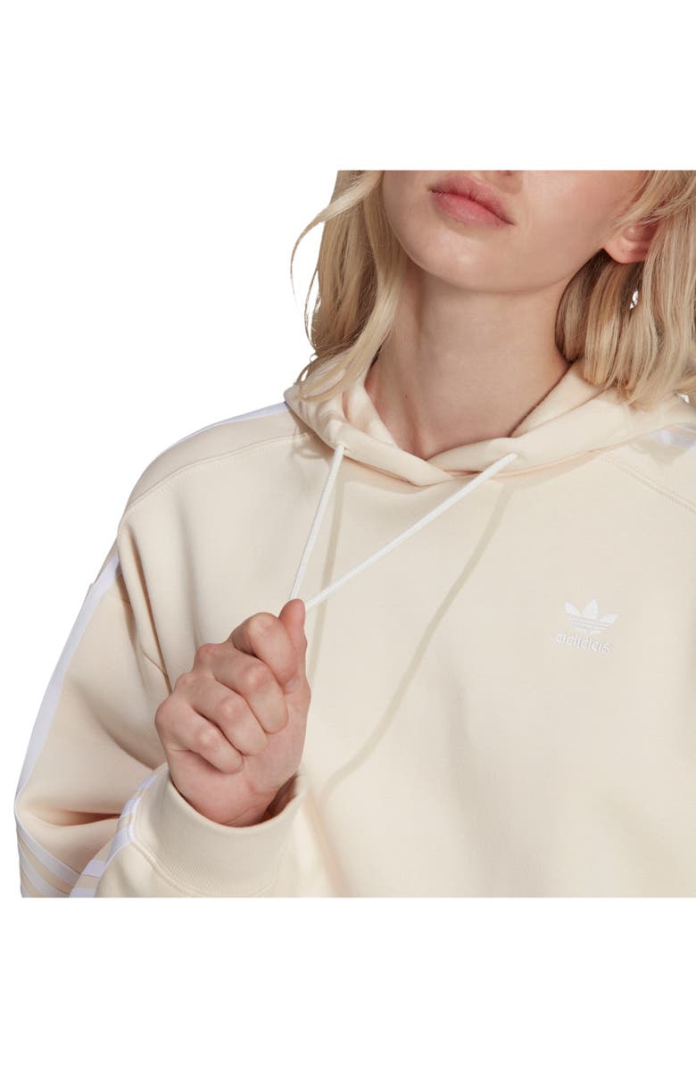 adidas Short Fleece Hoodie, Alternate, color,