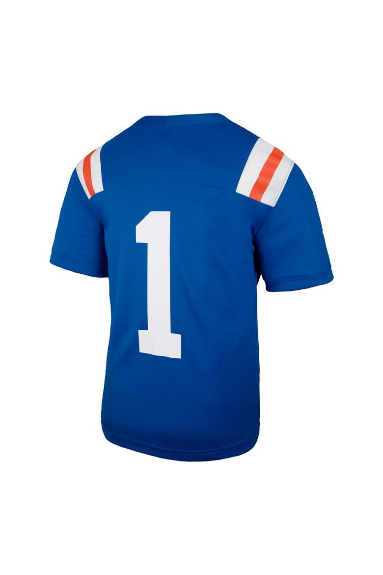 Youth Jordan Brand #1 Royal Florida Gators Alternate Football Game Jersey, Alternate, color, Royal