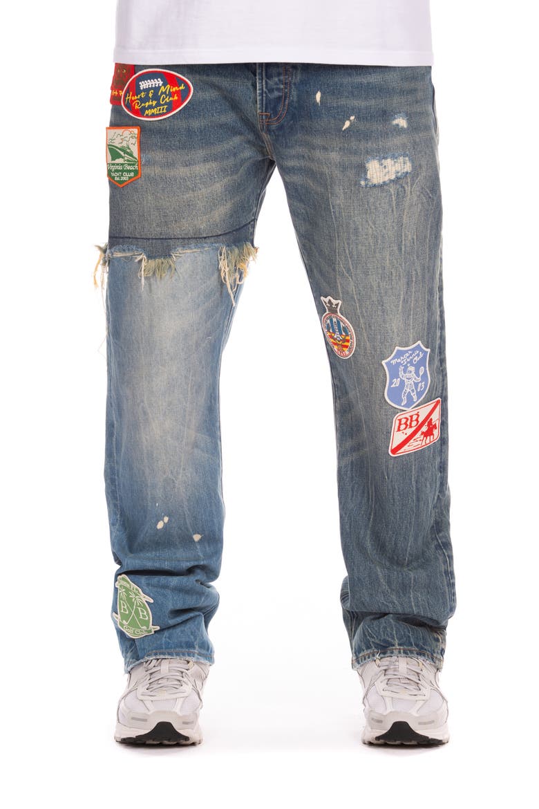 BB Retrograde Rip & Repair Jeans, Main, color, FORNAX