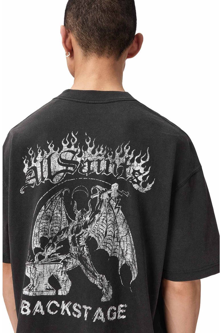 Repeat Graphic T-shirt, Alternate, color, WASHED BLACK