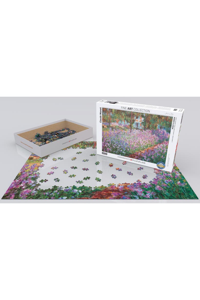 Monet's Garden by Monet Puzzle, 1000 Pieces, Alternate, color, Multicolored