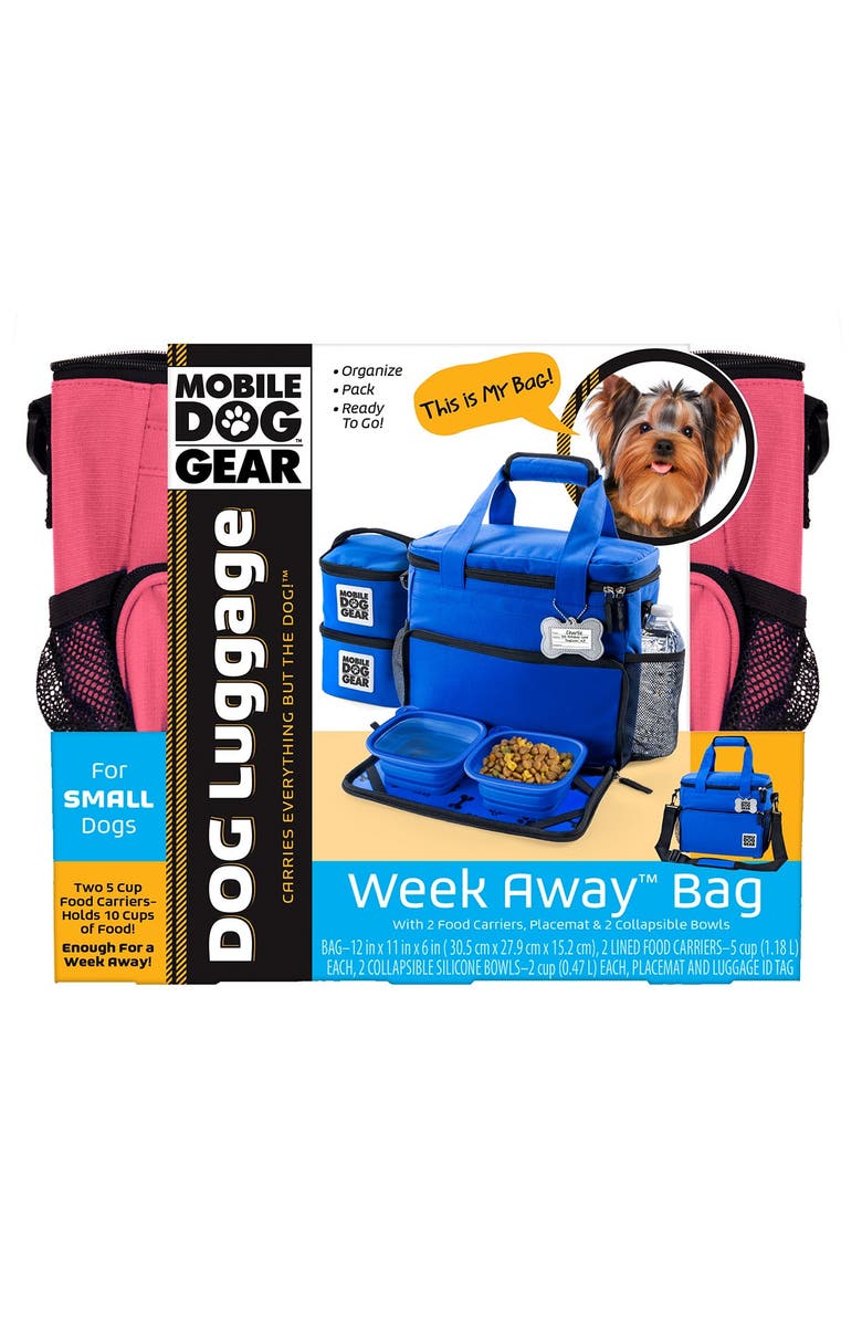 MOBILE DOG GEAR Week Away(R) Bag - Small Dogs - Pink, Alternate, color, 