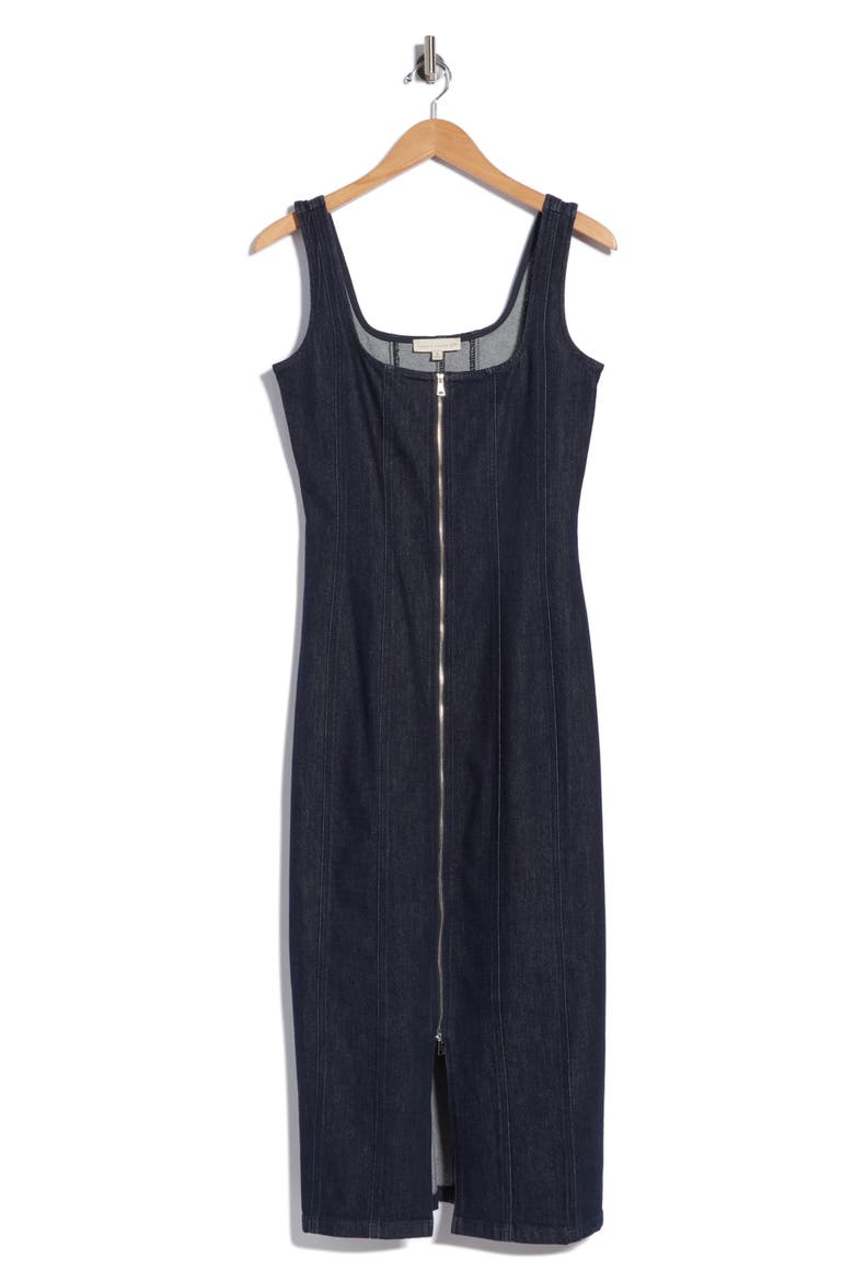 Helena Denim Dress, Alternate, color, INK WASH