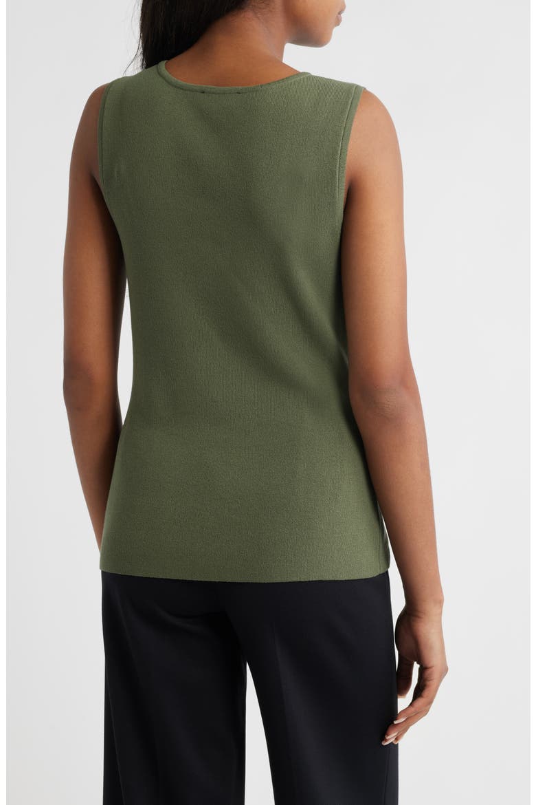 Scoop Neck Sweater Tank, Alternate, color, MARTINI OLIVE