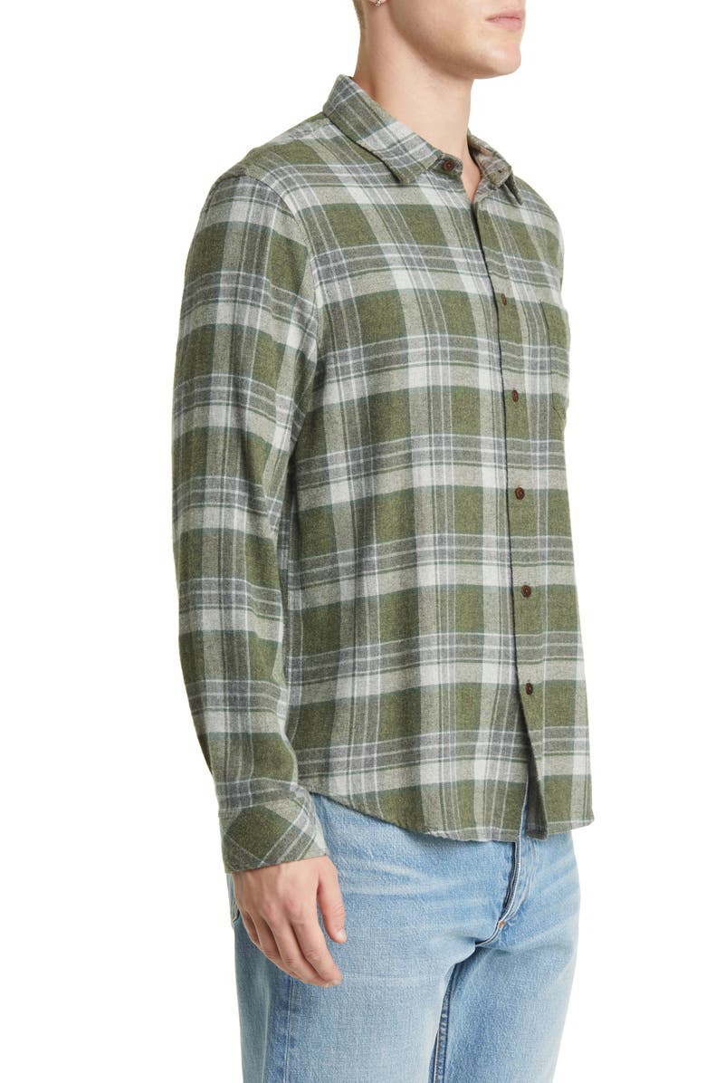 Rails Lennox Relaxed Fit Plaid Cotton Blend Button-Up Shirt, Alternate, color, 