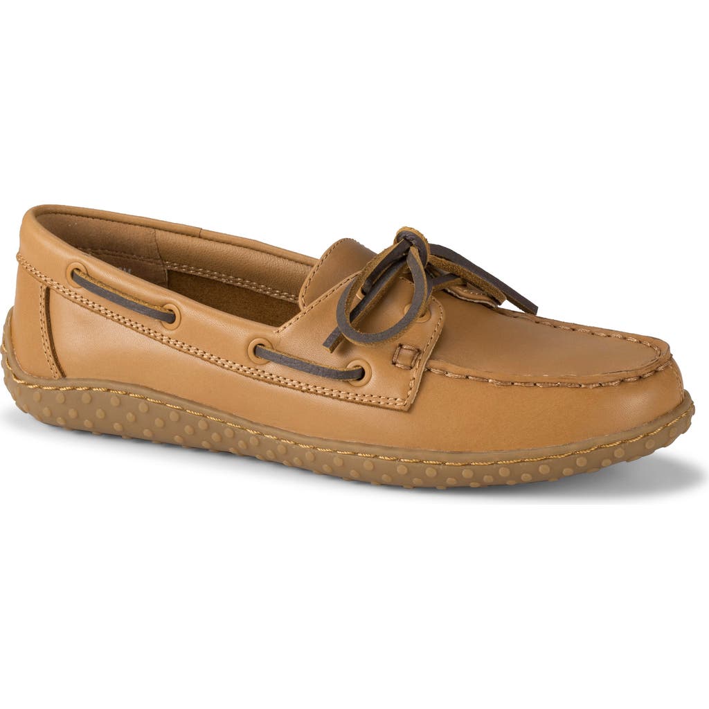 Baretraps Women's Origins Beverlie Slip-on Boat Shoes In Tan Leather