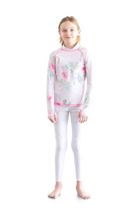 Girls' Rash Guard Swim Top - UPF 50+