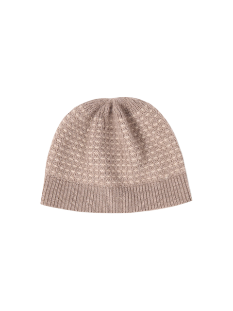 Cashmere Waffle Knit Hat