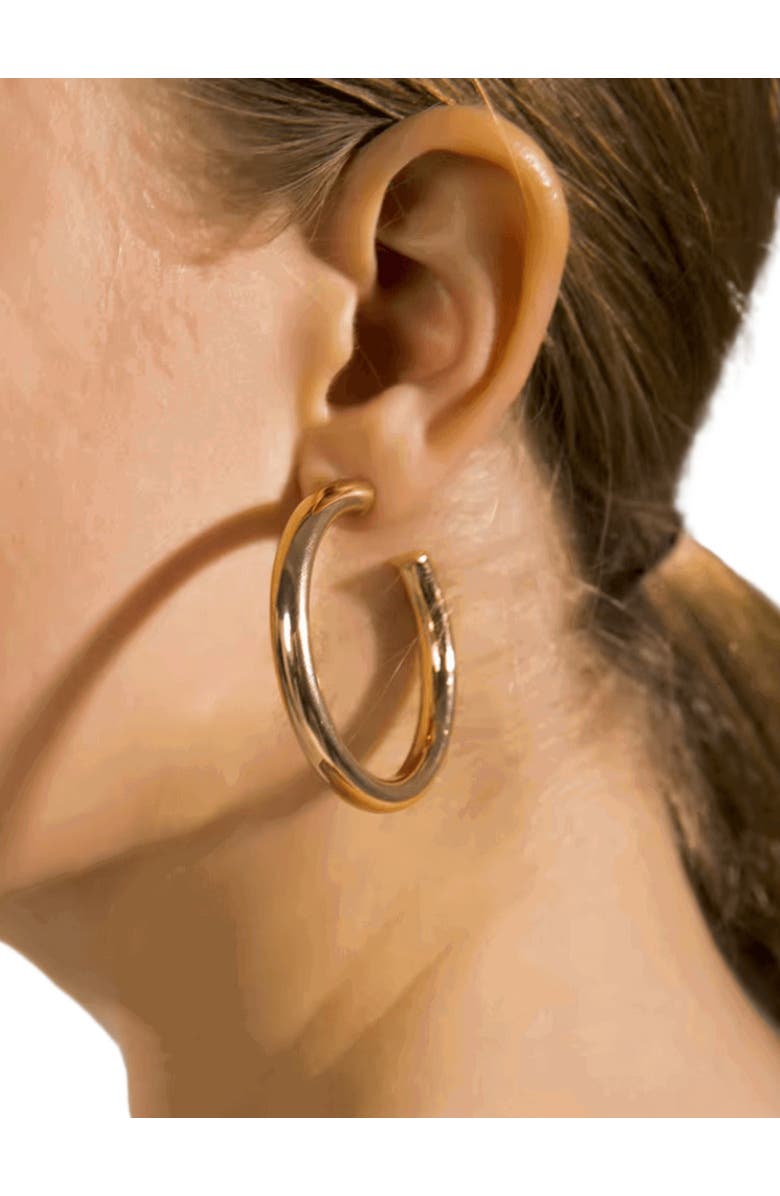 DLORIA Bold and Beautiful Hoop Earrings, Alternate, color, Gold