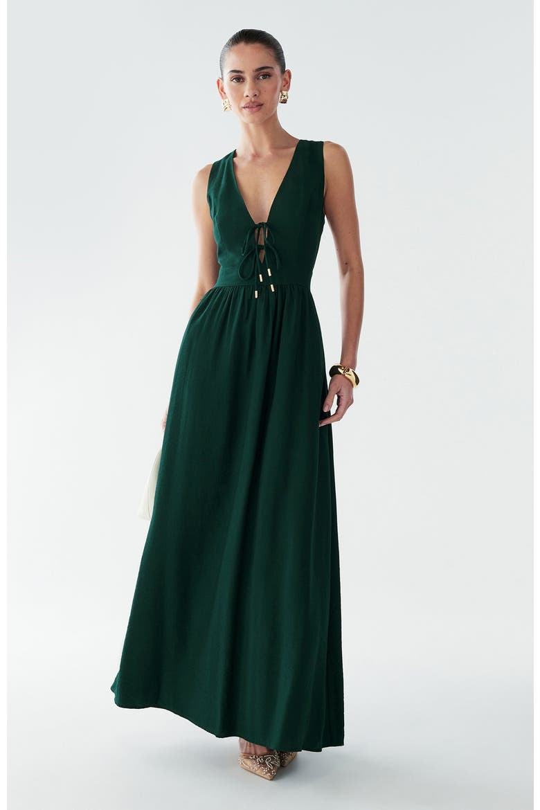 Amber Maxi Dress, Main, color, Emerald