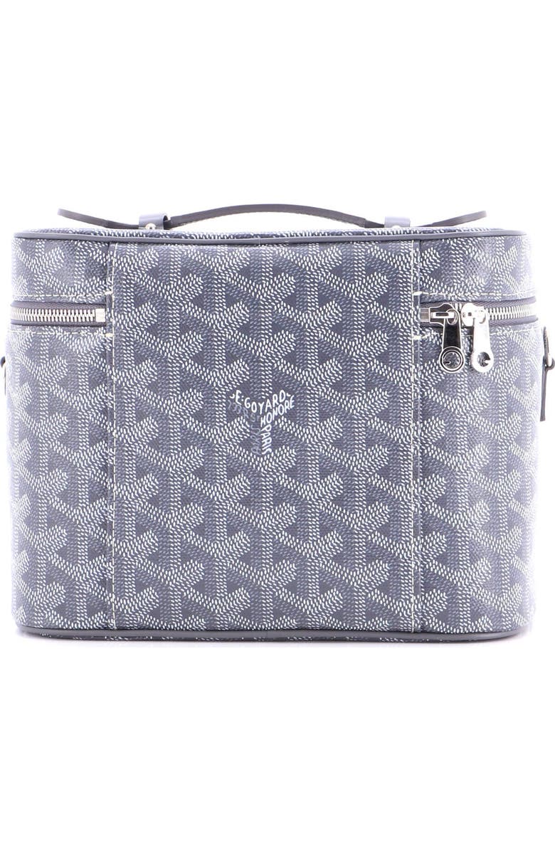 Pre-Owned Goyard Muse Vanity Case Coated Canvas, Alternate, color, Gray