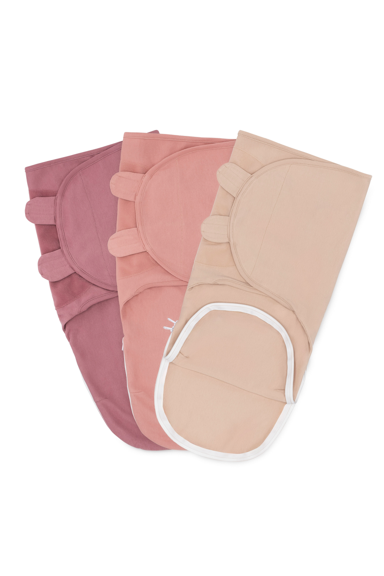 Easy Swaddle Blankets with Zipper, Main, color, Light Blush, Blush, Mauve