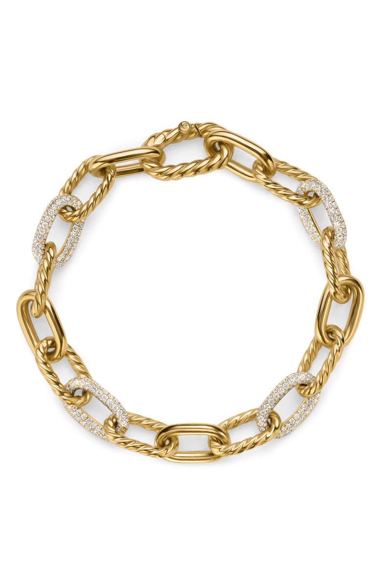 David Yurman Madison Diamond Pavé Link Bracelet, Alternate, color, 