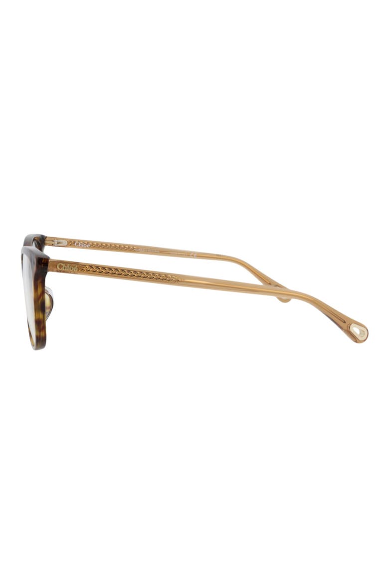 54mm Round Optical Glasses, Alternate, color, HAVANA BROWN TRANSPARENT