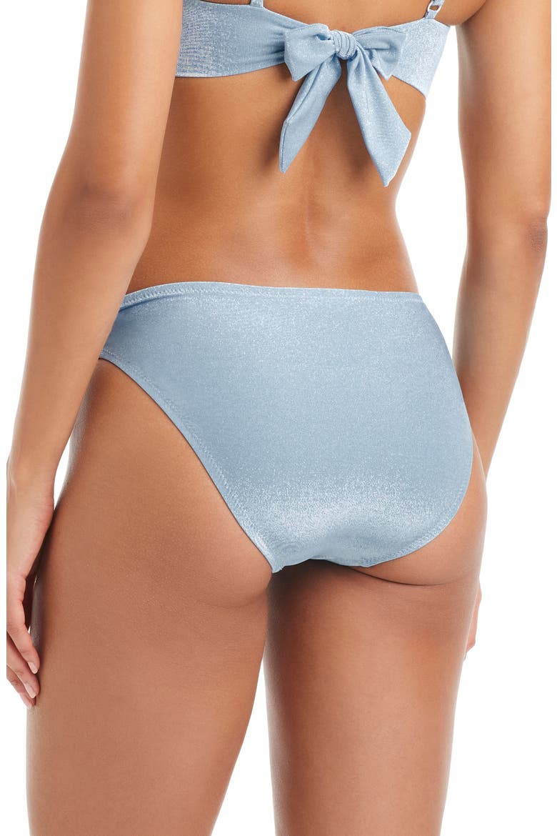 Shirred Hipster Bikini Bottoms, Alternate, color, YACHTY BLUE