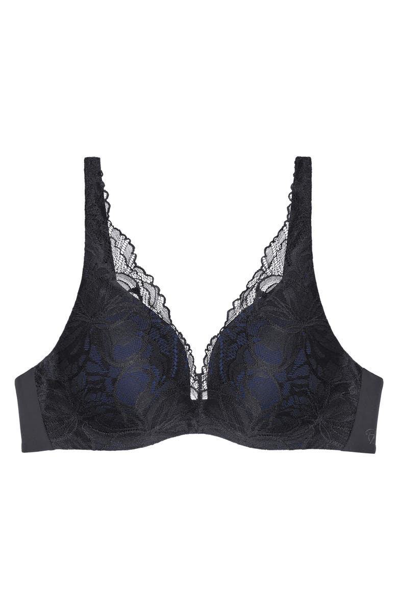 TRIUMPH Body MakeUp Illusion Lace Demi Bra, Main, color, Black