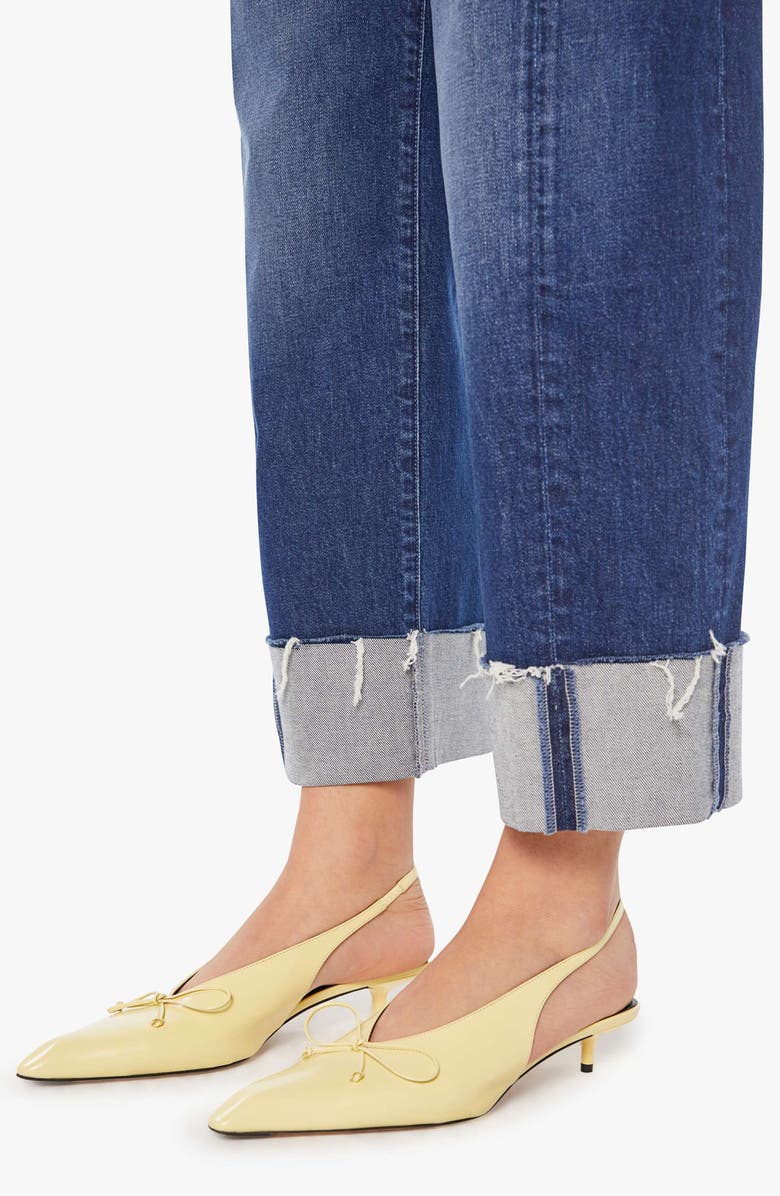 MOTHER The Half Pipe Cuffed Ankle Wide Leg Jeans, Alternate, color, Perfectly Imperfect