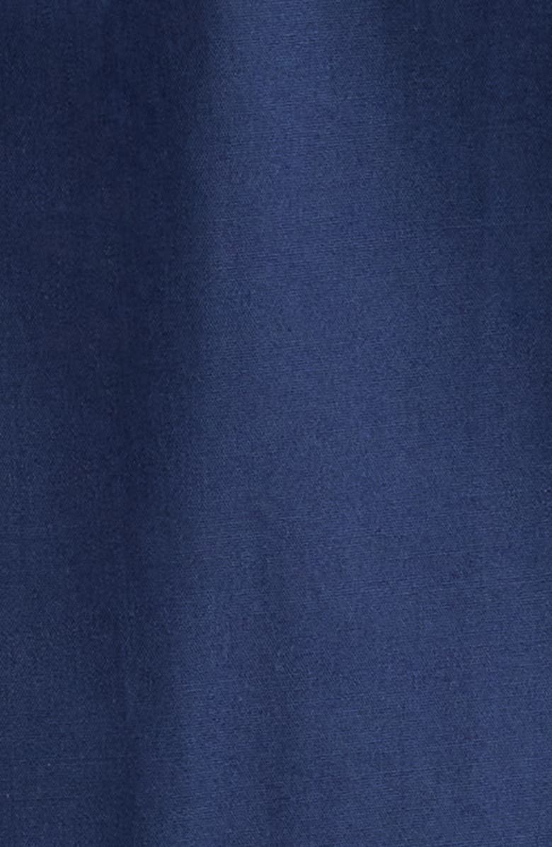 Lorenzo Uomo Trim Fit Solid Stretch Cotton Dress Shirt, Alternate, color, Navy