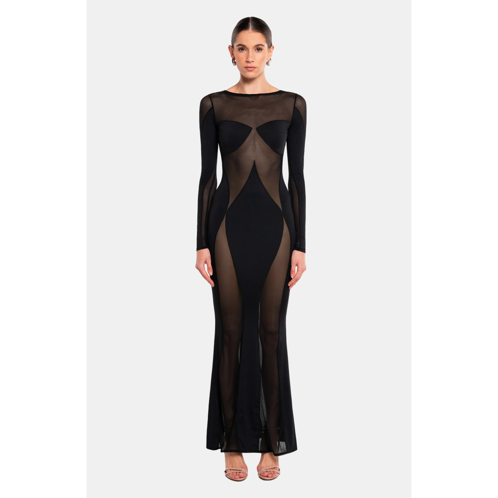 Ow Collection Sierra Maxi Dress In Black