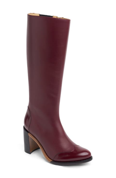 Ms. Sylvie Knee High Boot (Women) (Narrow Calf)
