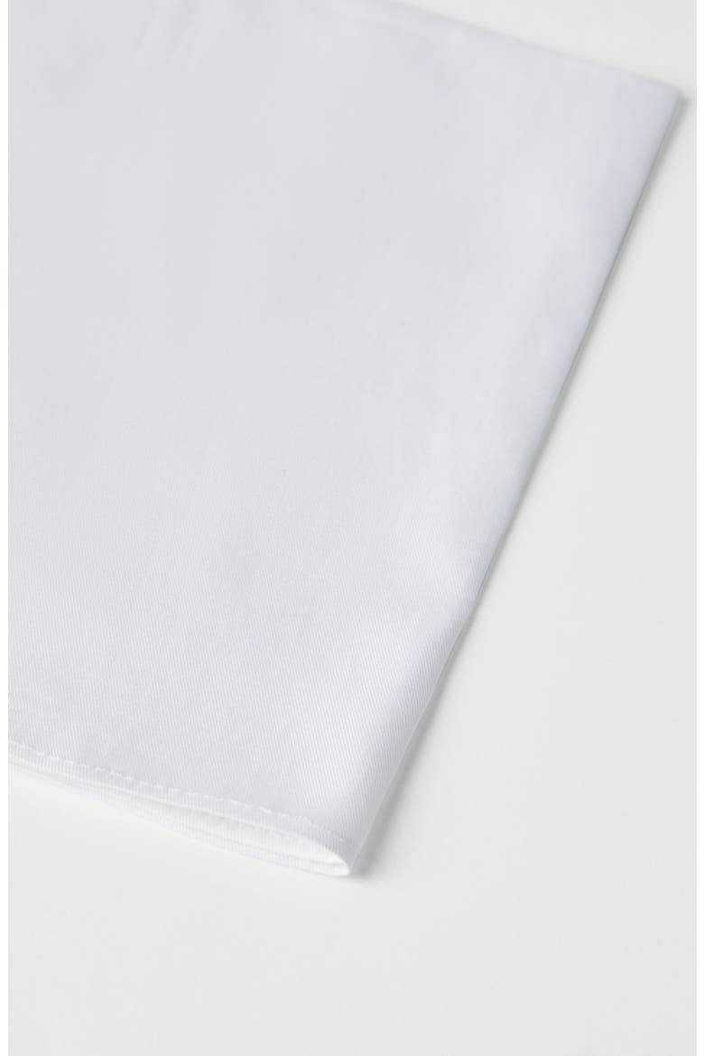 Tuxedo pocket square, Alternate, color, White
