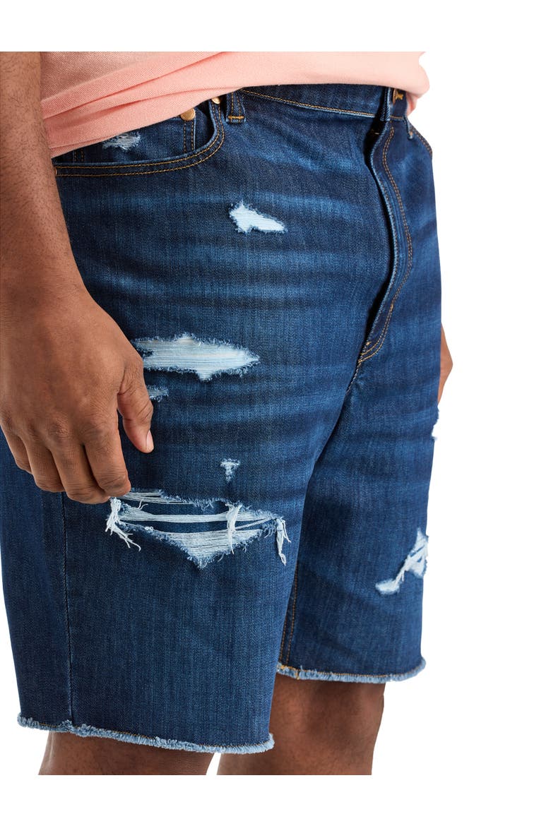 Big & Tall Athletic-Fit Everyday Denim Shorts, Alternate, color, REFINED BLUE