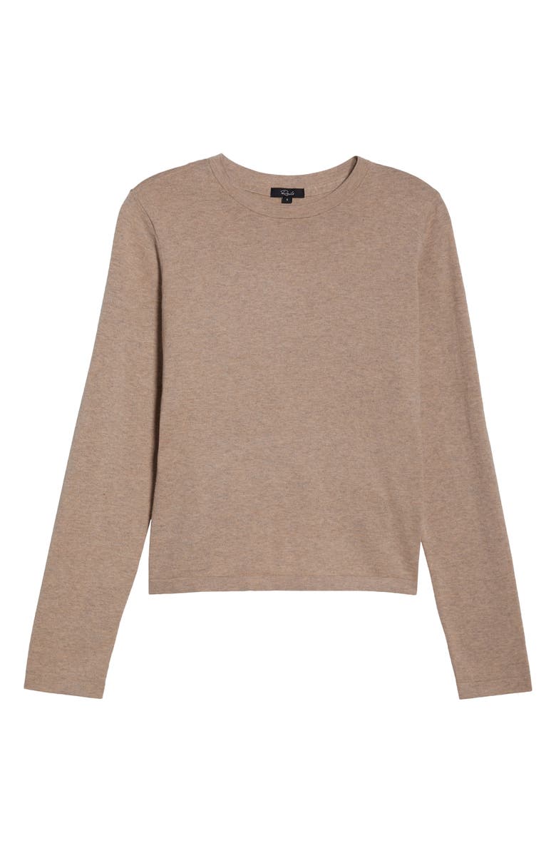 Rails Cotton & Cashmere Top, Alternate, color, Heather Oat