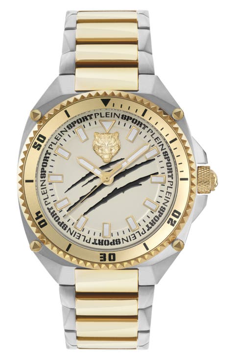 Thunder Force Quartz Bracelet Watch, 47mm