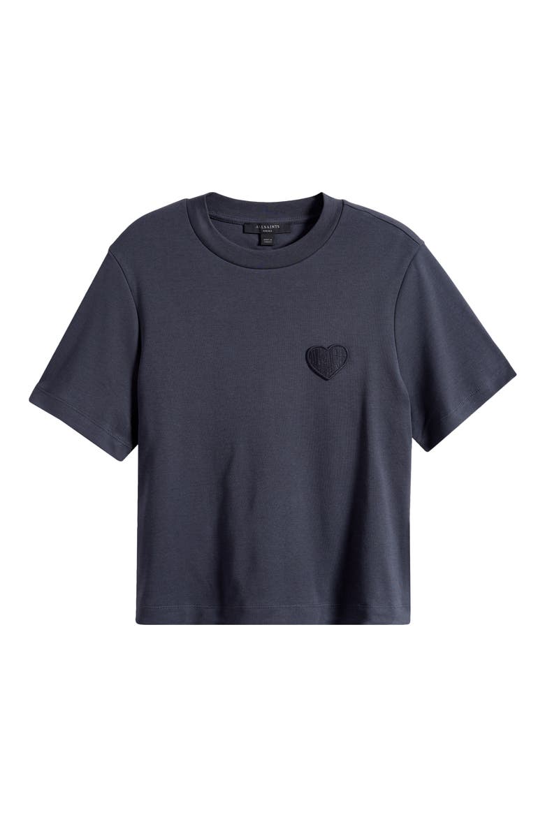 Lover Lisa T-Shirt, Alternate, color, CARBON BLUE
