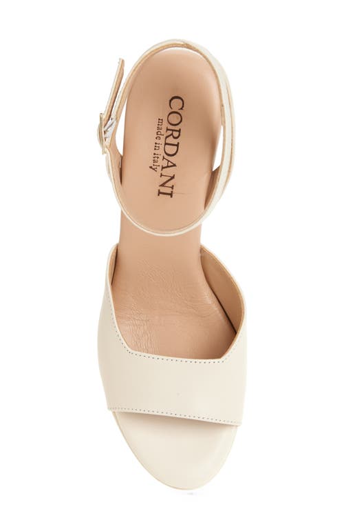 Cordani Vita Ankle Strap Platform Sandal In Brown