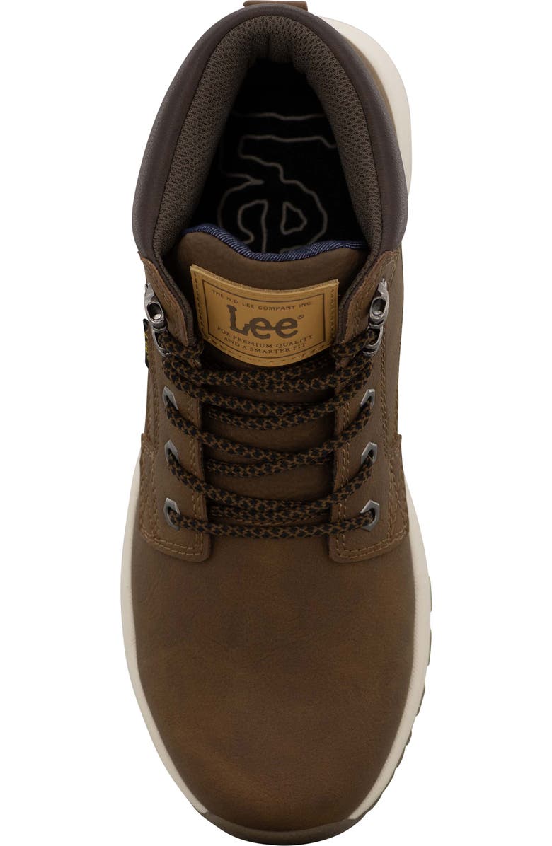 Lee Riker Lace-Up Boot, Alternate, color, British Tan Wax/ Chocolate