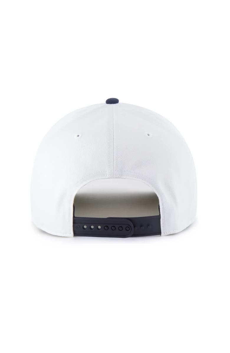 '47 Men's '47 White/Navy NFL Multi-Team Throwback Dueling Logos Adjustable Hitch Hat, Alternate, color, White