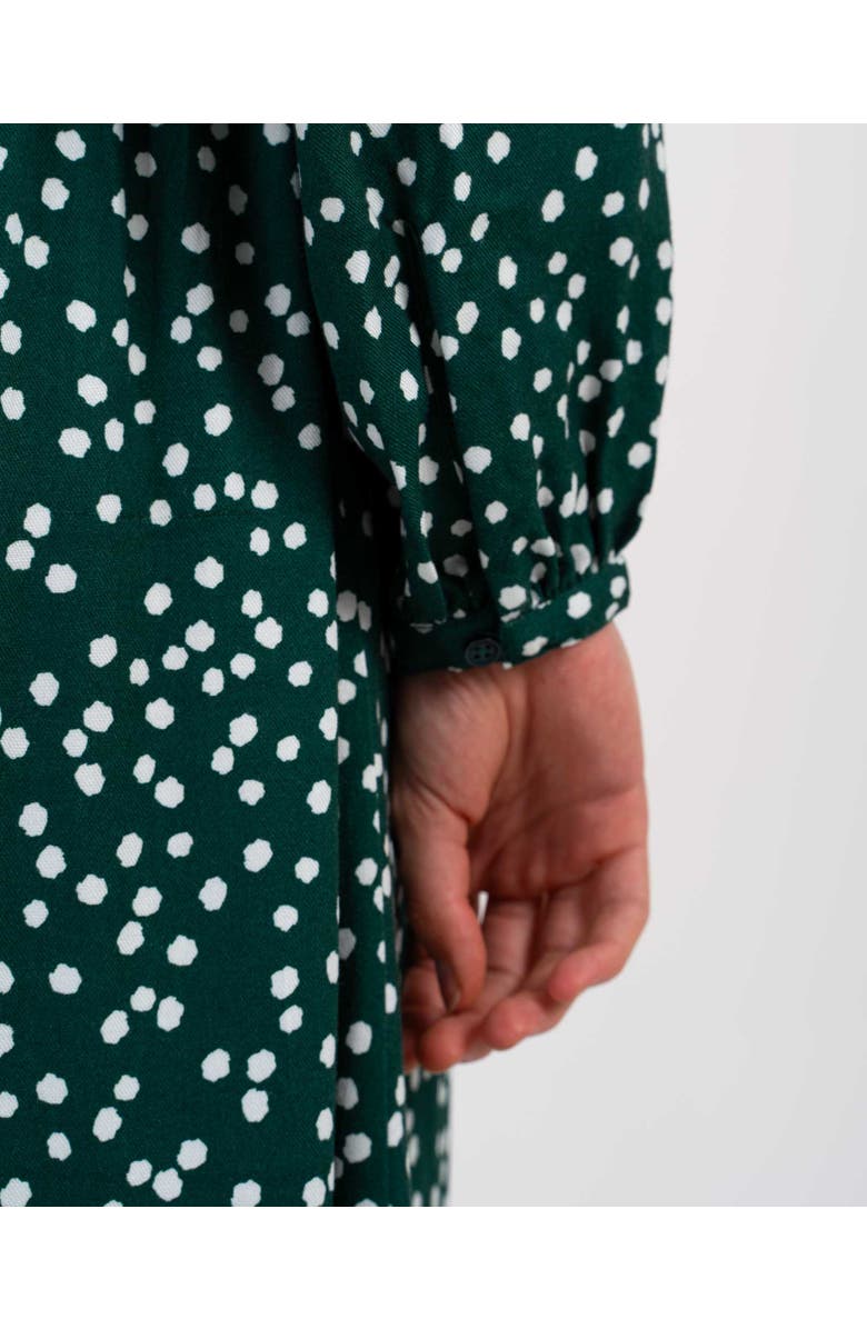 Kettlewell Delilah Shirt Dress, Alternate, color, Pine Polka Dot