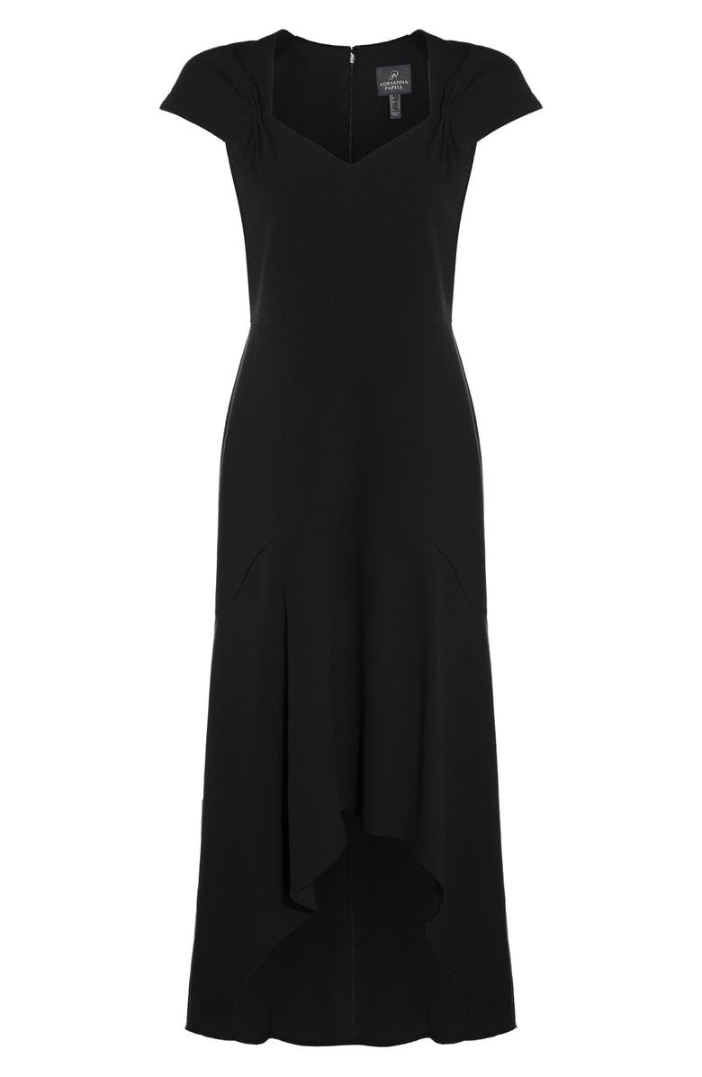 Adrianna Papell Divine Crepe Midi Cocktail Dress, Alternate, color, 