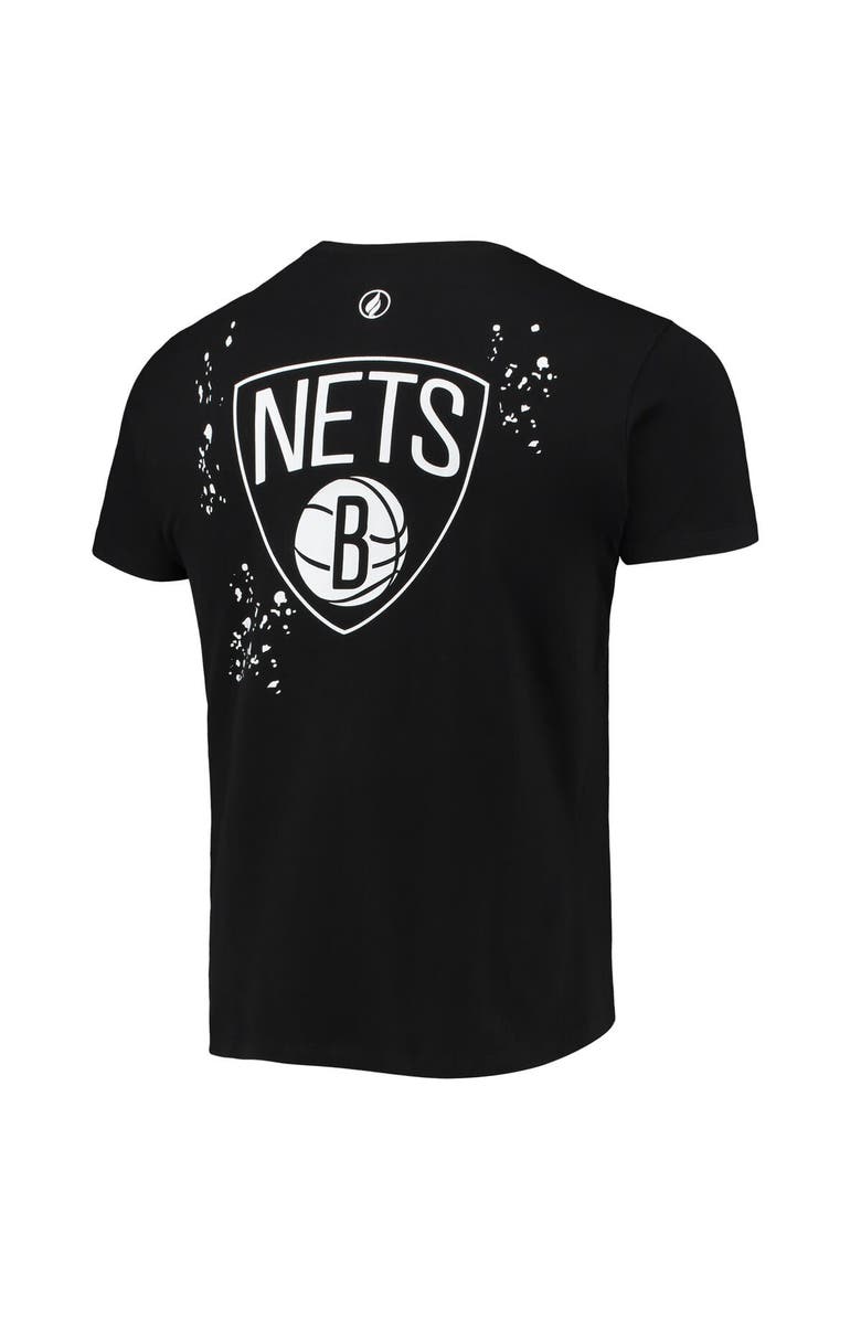 FISLL Men's FISLL Black Brooklyn Nets Confetti T-Shirt, Alternate, color, Black