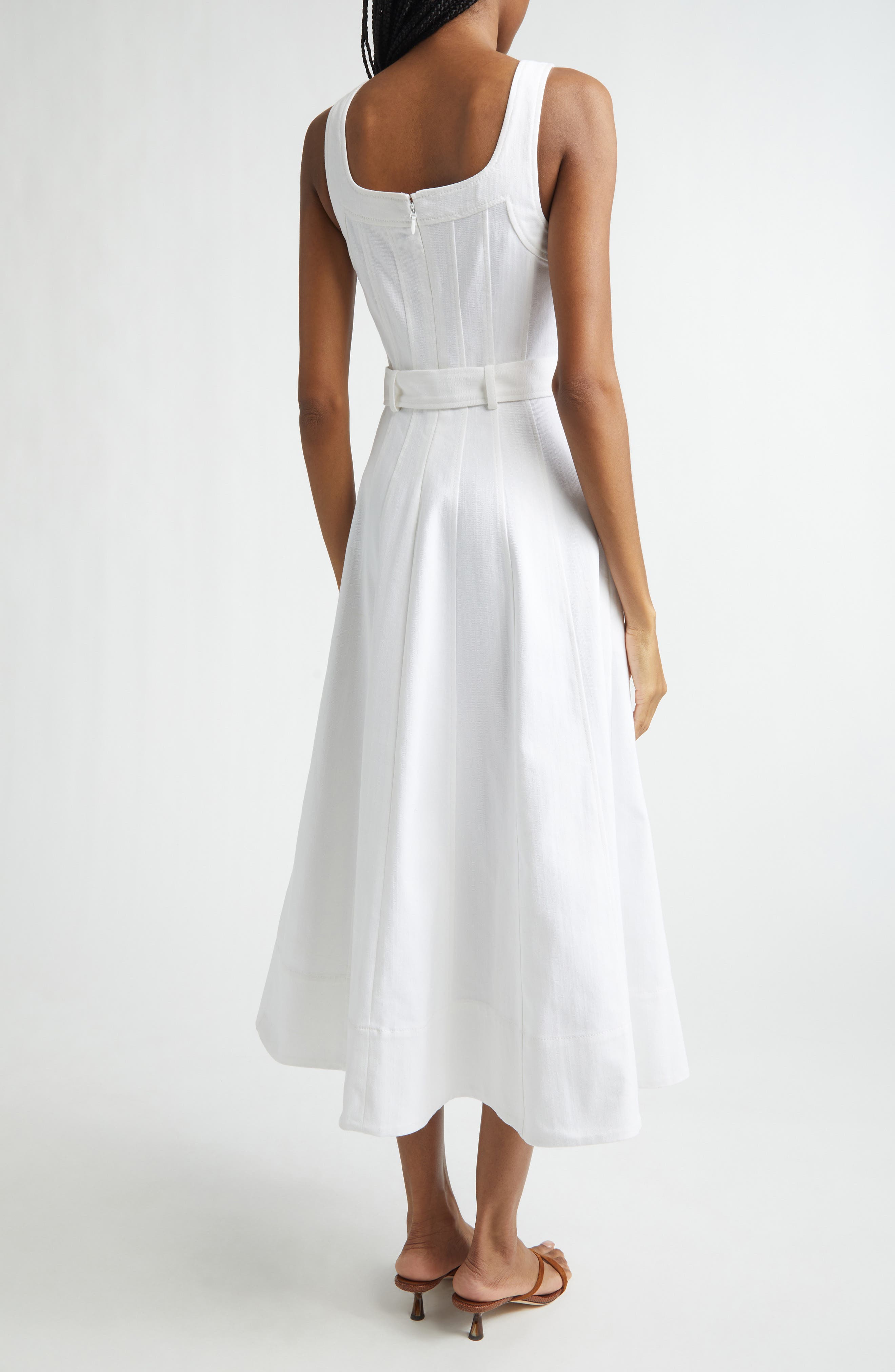 Cambree White Denim Dress - image 2