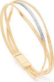 Marco Bicego Marrakech Diamond Layered Bangle