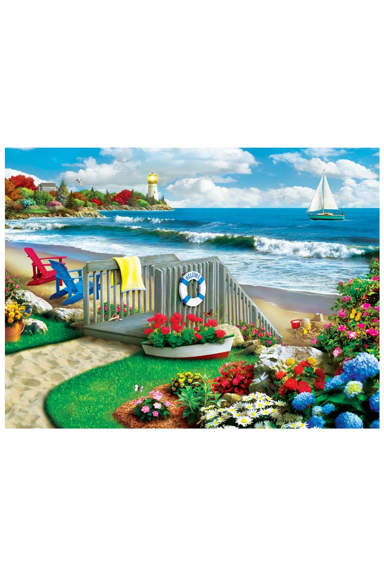Coastal Getaway 300 Piece Jigsaw Puzzle, Alternate, color, Multicolor