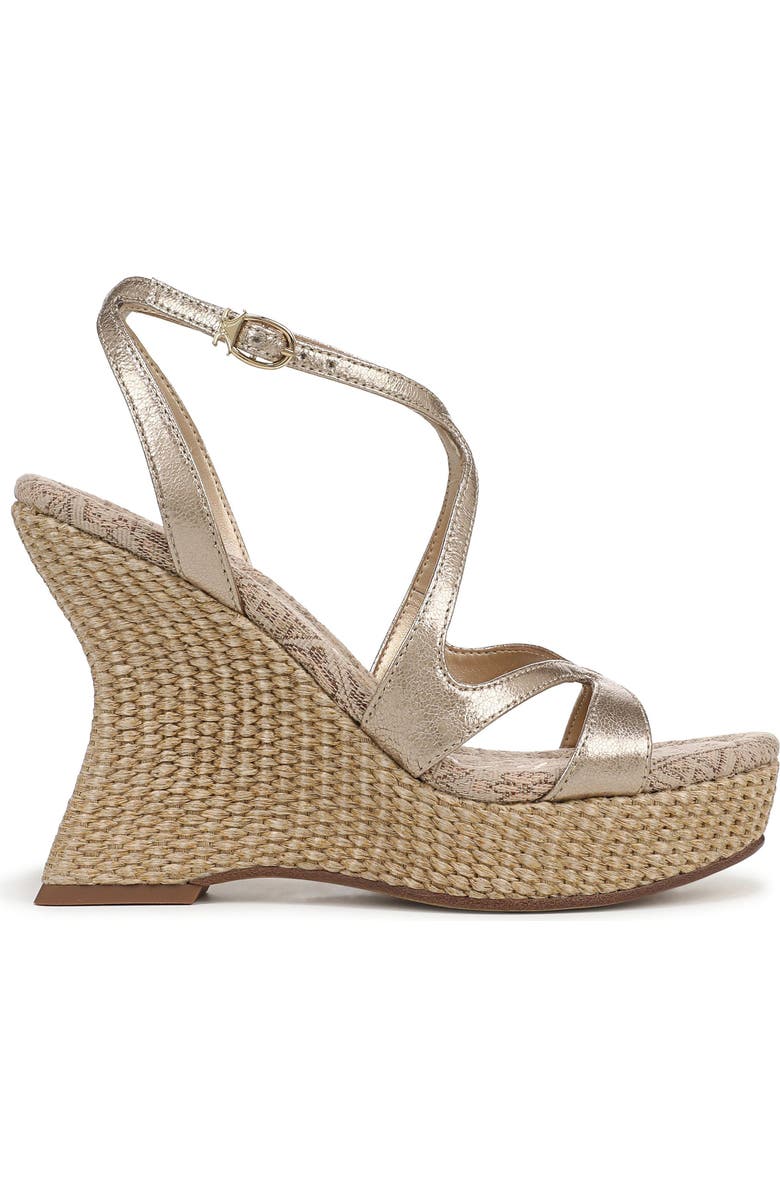Circus NY by Sam Edelman Trina Platform Wedge Sandal, Alternate, color, Soft Gold