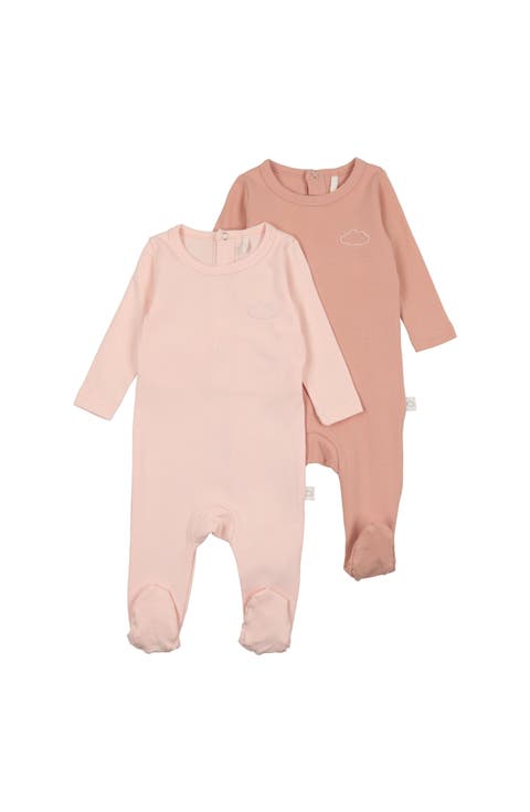 2 Pack Footies (Baby Girls)
